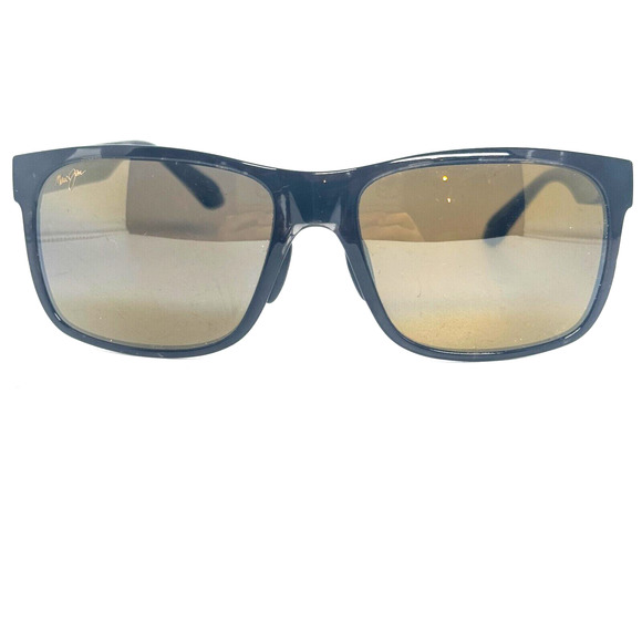 MAUI JIM RED SANDS MJ432-11T Gray Gloss Marble Brown Lens H16257 - Picture 1 of 7